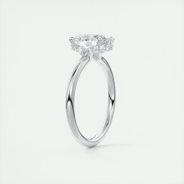 Classic Oval Diamond Solitaire Ring - Image 12
