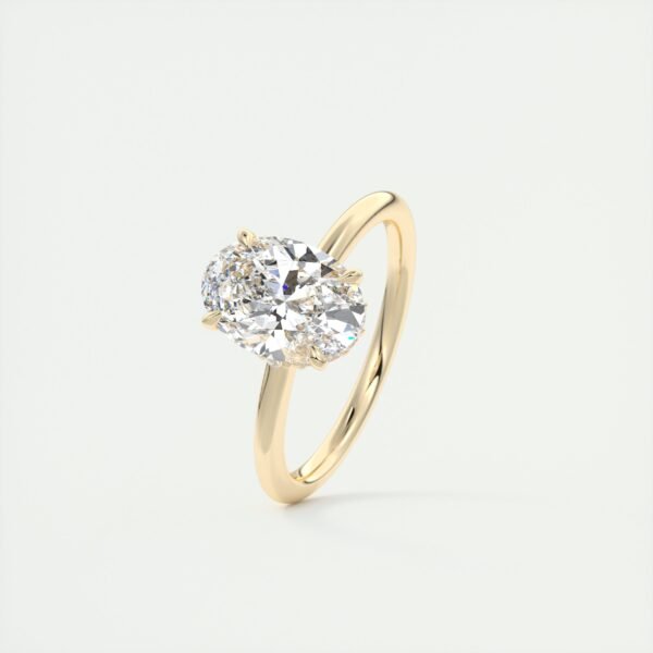 Classic Oval Diamond Solitaire Ring - Image 28