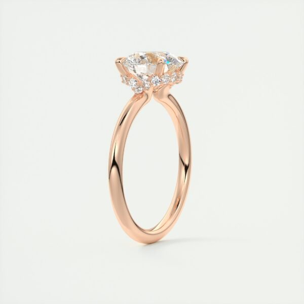 Classic Solitaire Diamond Ring - Image 5