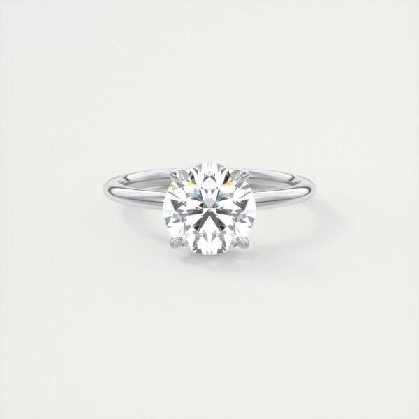 Classic Solitaire Diamond Ring - Image 8