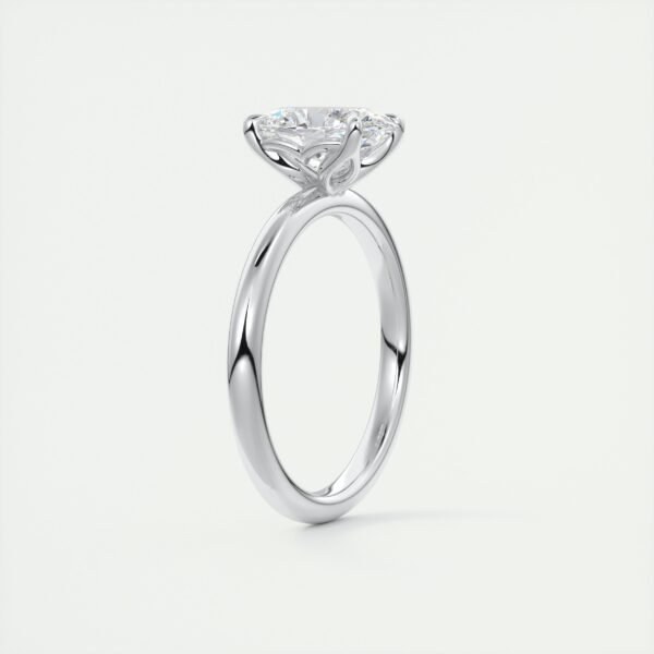 Classic Oval Diamond Solitaire Ring - Image 12