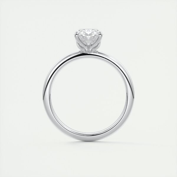 Classic Oval Diamond Solitaire Ring - Image 13