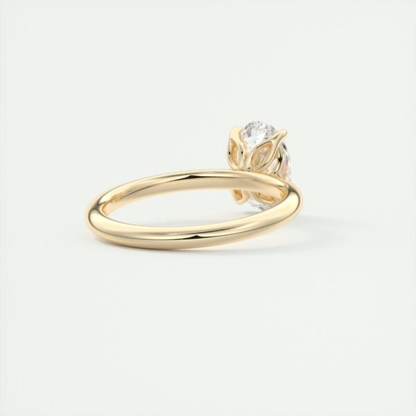 Classic Oval Diamond Solitaire Ring - Image 17