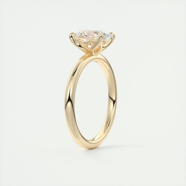 Classic Oval Diamond Solitaire Ring - Image 19