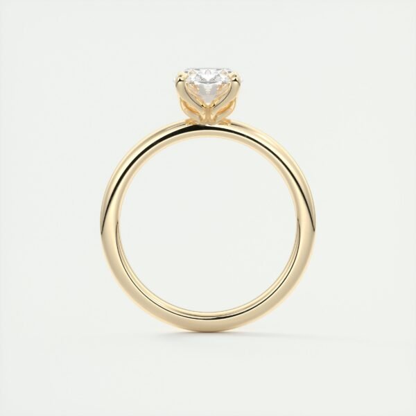 Classic Oval Diamond Solitaire Ring - Image 20