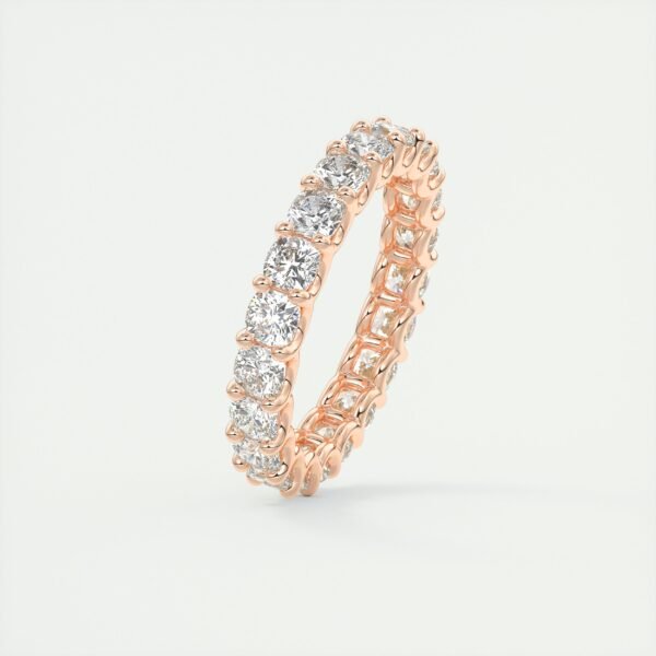 Classic Cushion Cut Diamond Eternity Band