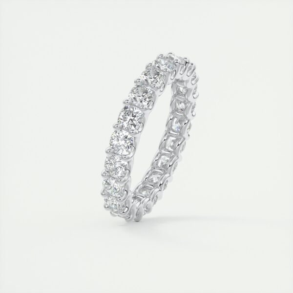 Classic Cushion Cut Diamond Eternity Band - Image 3