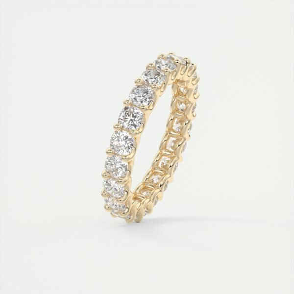 Classic Cushion Cut Diamond Eternity Band - Image 5