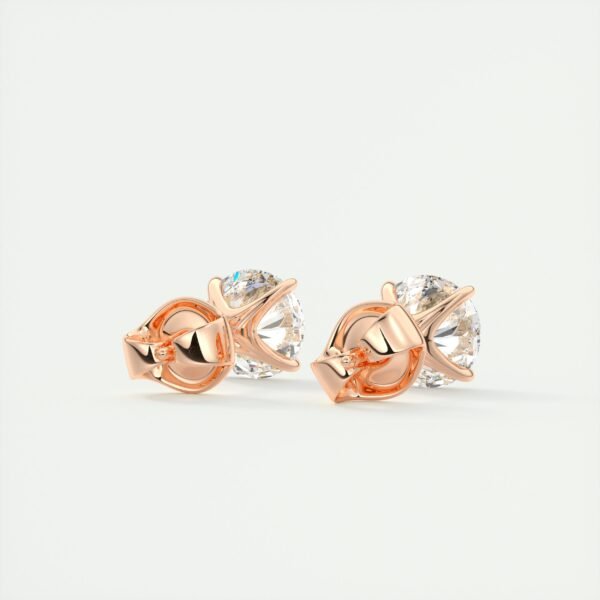 1.5 Carat Round Brilliant Cut Lab Diamond Stud Earrings - Image 13