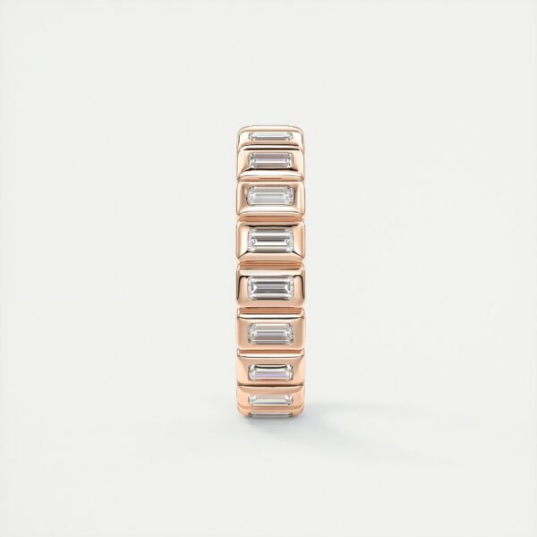Classic Emerald Cut Diamond Eternity Band - Image 2
