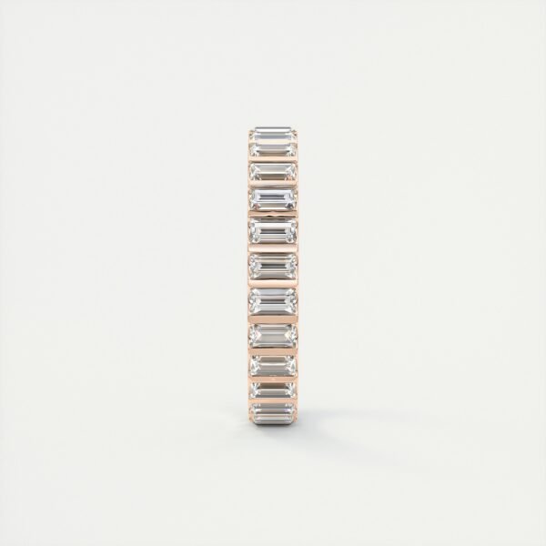 Classic Emerald Cut Diamond Eternity Band - Image 2