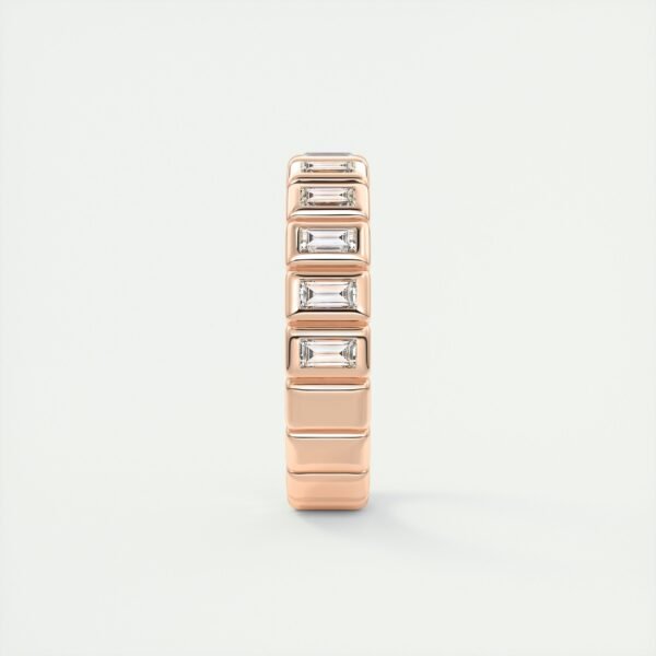 Classic Emerald Cut Diamond Eternity Band - Image 2