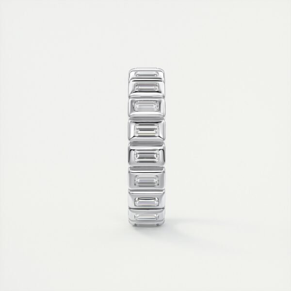 Classic Emerald Cut Diamond Eternity Band - Image 4