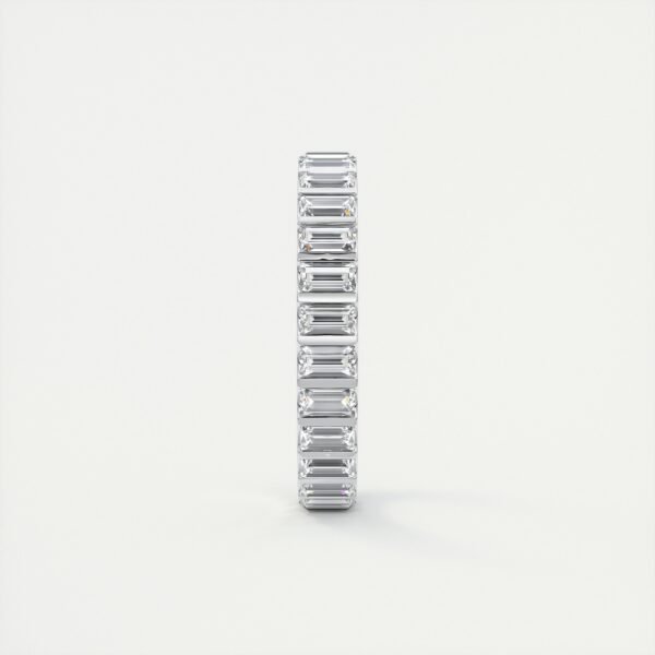 Classic Emerald Cut Diamond Eternity Band - Image 4