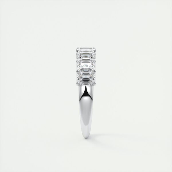 Classic Emerald Cut Diamond Eternity Band - Image 3