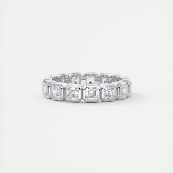 Classic Princess Cut Diamond Eternity Band - Image 3