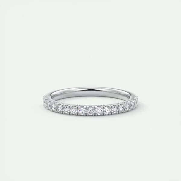 Classic Micro-Pave Diamond Band - Image 6