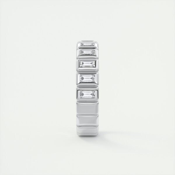 Classic Emerald Cut Diamond Eternity Band - Image 5