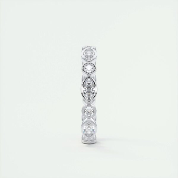 Mixed Cut Diamond Eternity Band - Image 3