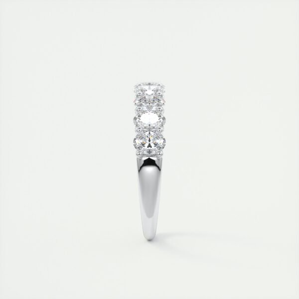 Classic Oval Diamond Eternity Band - Image 4