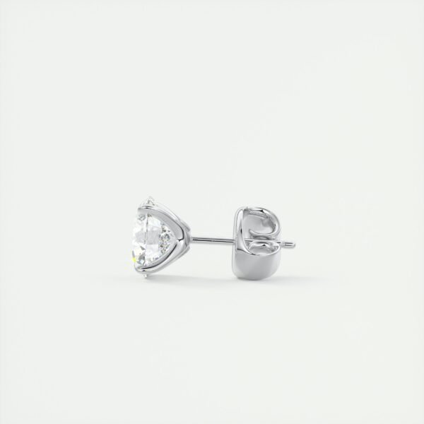 1.5 Carat Round Brilliant Cut Lab Diamond Stud Earrings - Image 7