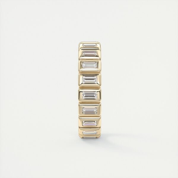Classic Emerald Cut Diamond Eternity Band - Image 6