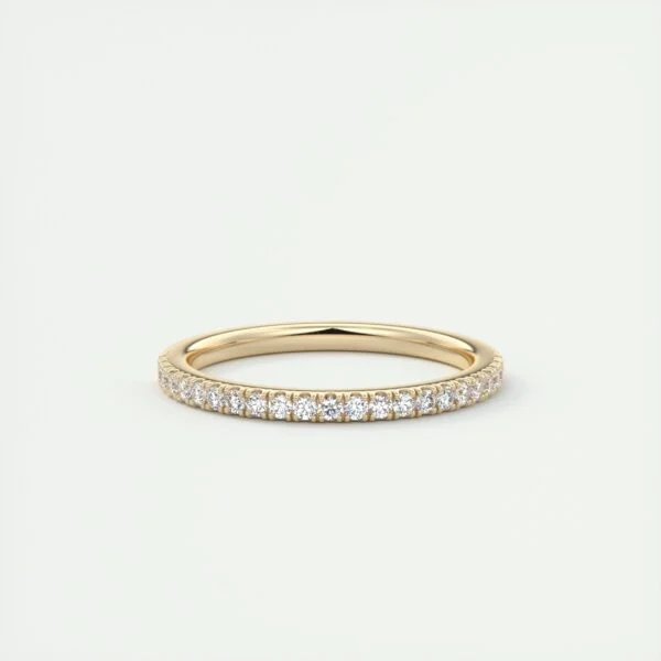Classic Micro-Pave Diamond Band - Image 9