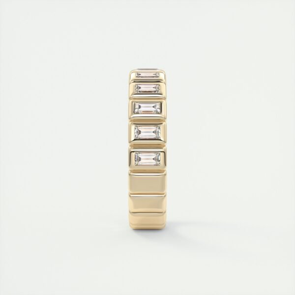Classic Emerald Cut Diamond Eternity Band - Image 7