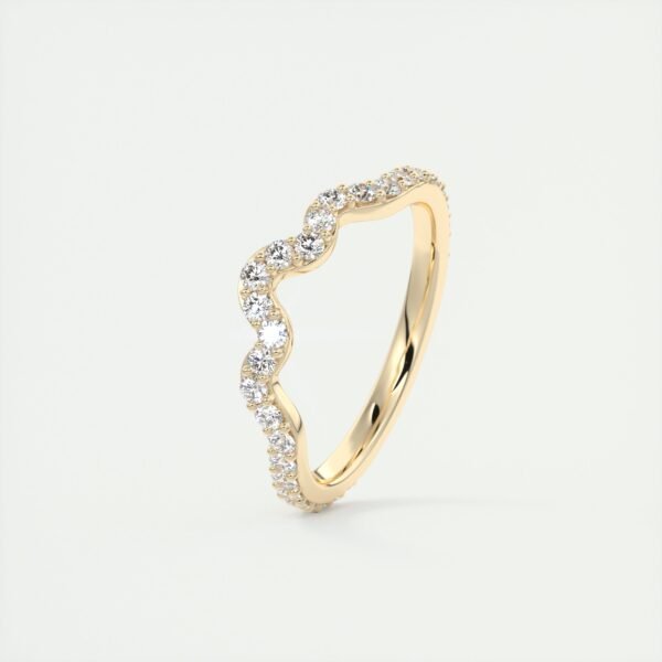 Wavy Cloud Diamond Eternity Band - Image 6