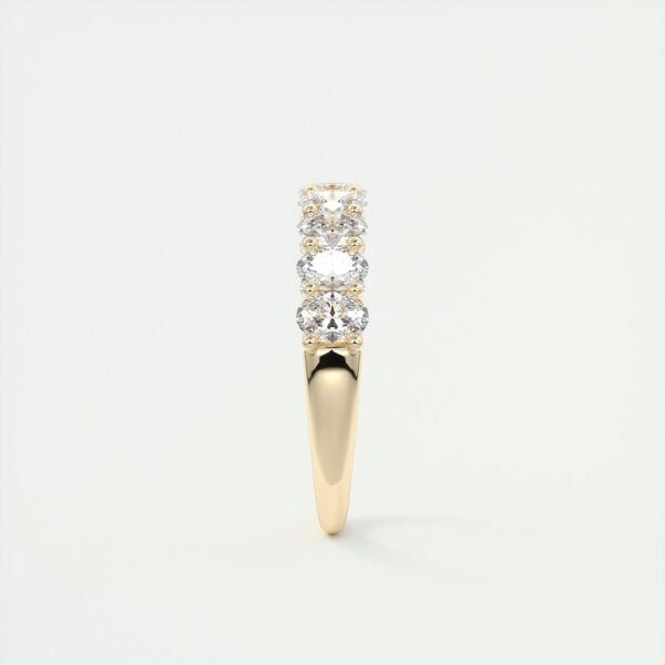 Classic Oval Diamond Eternity Band - Image 6