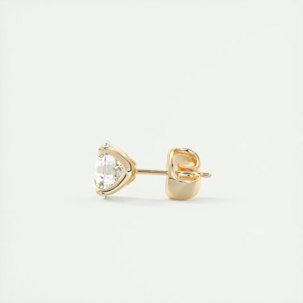 1.5 Carat Round Brilliant Cut Lab Diamond Stud Earrings - Image 11