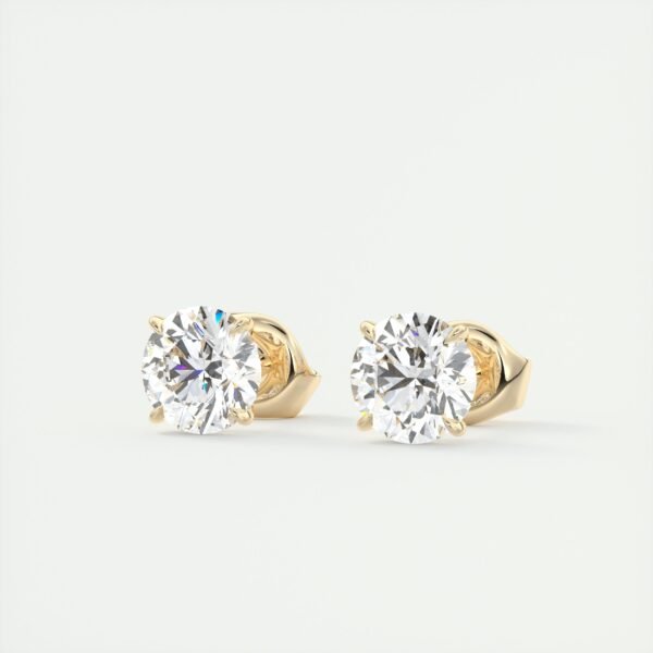 1.5 Carat Round Brilliant Cut Lab Diamond Stud Earrings - Image 12
